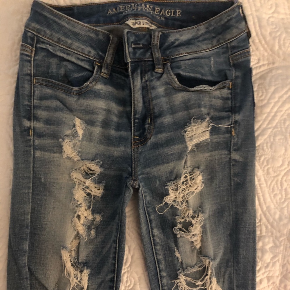 American Eagle Ripped Skinny Jeans